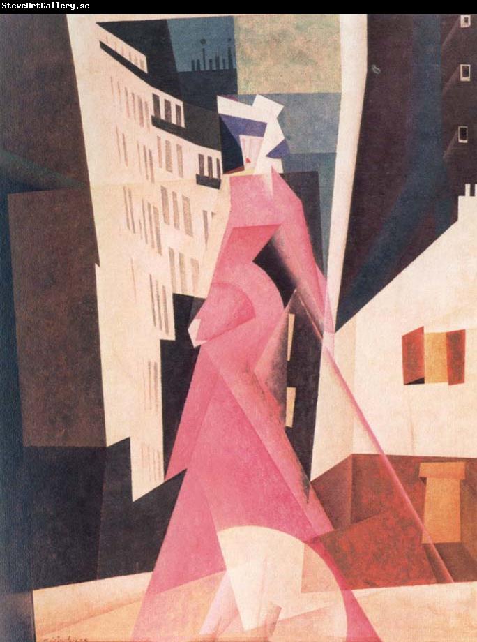 lyonel feininger the lady in mauve